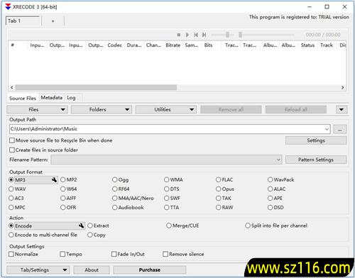 Xrecode3(多功能音频转换工具) v1.175 多语便携版