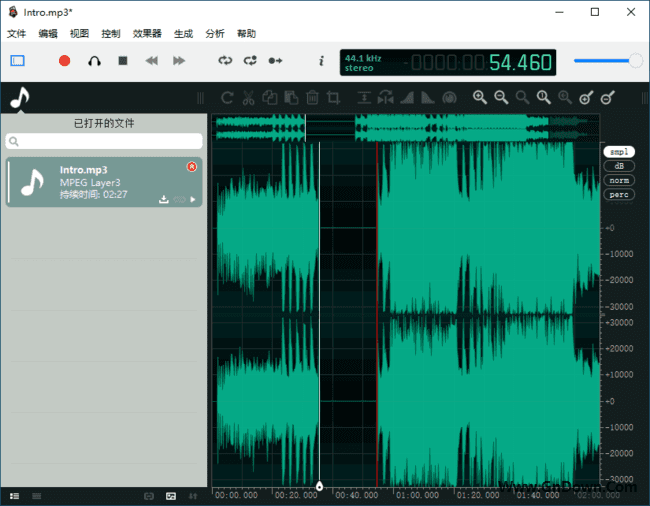ocenaudio v3.17.0 多语便携版｜轻量高效录音与音频编辑工具支持实时效果预览