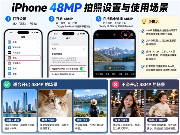 iPhone拍照到底要不要开48MP?很多人都搞错了 iPhone拍照到底要不要开48MP?很多人都搞错了